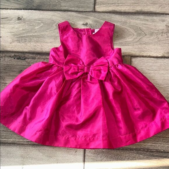 🫶🏻6/$25 Pink Sleeveless Kids Dress with Bow - Picture 1 of 1